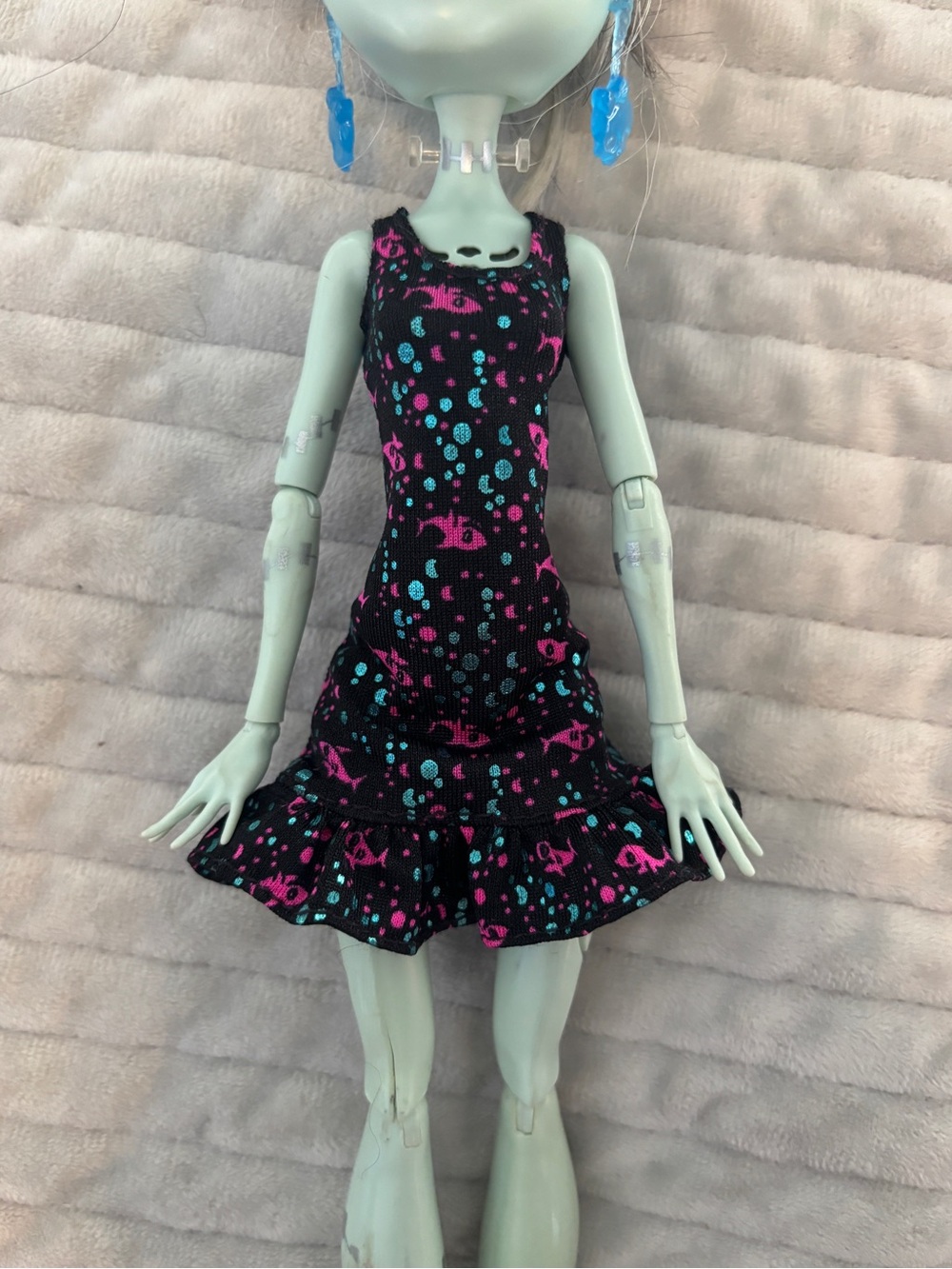 Monster High Ghouls Night Out Lagoona Blue Dress G1